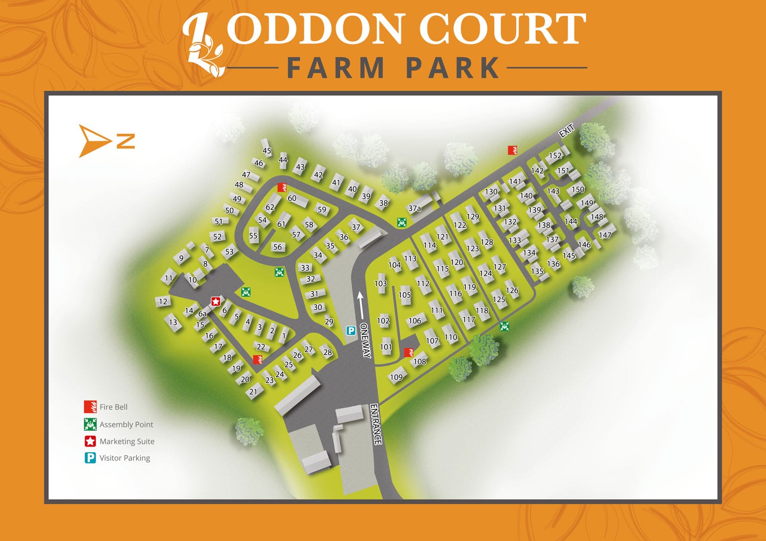 Loddon Court Farm Park map