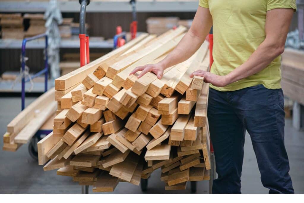 timber walls park home build